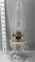 Antique oil lamp bubble glass