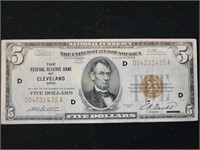 1929 $5 Federal Reserve FR-1850d