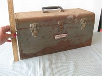 Large Heavy Metal Tool Box / Tools Included
