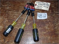 3 Ace Phillips Screwdrivers NEW
