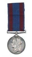 NORTH WEST CANADA 1885 NAMED SILVER MEDAL