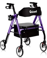 Quicwell Heavy Duty Rollator Walker with Large
