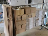 Rolling Storge Cart of Shipping Boxes