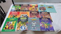 Big collection of vintage marvel game books