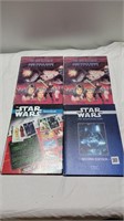 4 hardback star wars game books