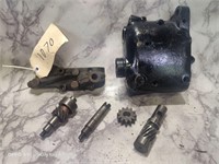 Indian Late 30's - 40's  Oil Pump and Cover