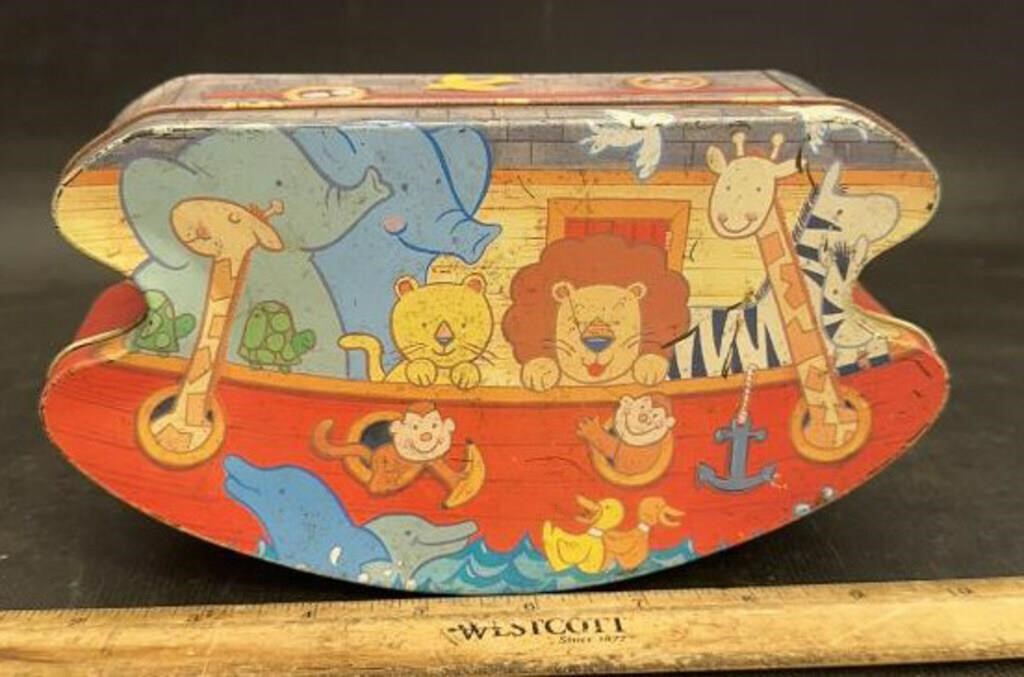 NOAH'S ARK CHILD'S COLLECTIBLE TIN