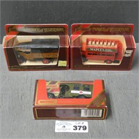(3) Matchbox of Yesteryear Diecast Toy Cars