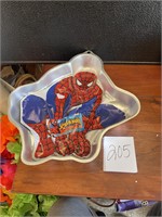 new Wilton Spiderman cake pan