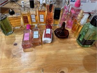 Lot of perfume and cologne used