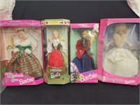 4 Barbie Dolls: WInter' Eve. Swedish Barbie,