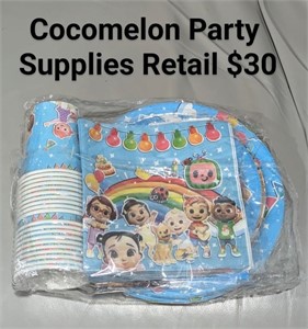 Cocomelon Party Supplies Retail $30