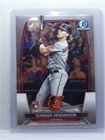 Gunnar Henderson 2023 Bowman Chrome Rookie