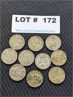 10 - 1942-1945 Wartime Silver Nickels