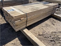 (200) pcs 1" x 4" x 8' Rough Spruce Lumber