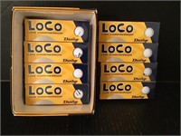 8 NEW BOXES DUNLOP LOCO GOLF BALLS