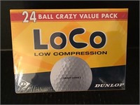 8 NEW BOXES DUNLOP LOCO GOLF BALLS