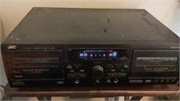 JVC Double Cassette Deck TD-W354 Powers On Was In