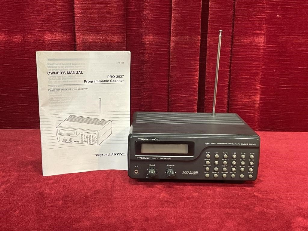Realistic Pro-2037 Programmable Scanner - Works