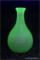 Vintage Frigidaire Vaseline Glass Water Bottle