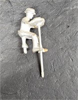 Cast Iron Farmer For Vtg Tractor