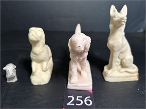 Vtg Dog Statues