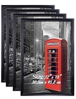 (4) 12 x 18 Picture Poster Wall Display