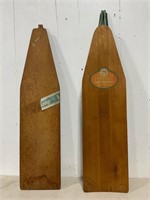 2 Old Wooden Ironing Boards