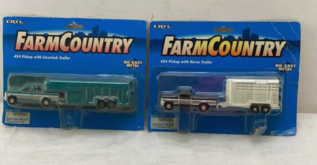 Die cast metal Farm Country 4x4 pickup with