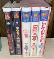 (5) Shirley Temple VHS Movies