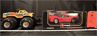Toys. Bully Monster Truck and 1997 Corvette