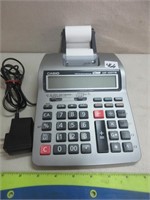 CASIO ELECTRONIC ADDING MACHINE - WORKS