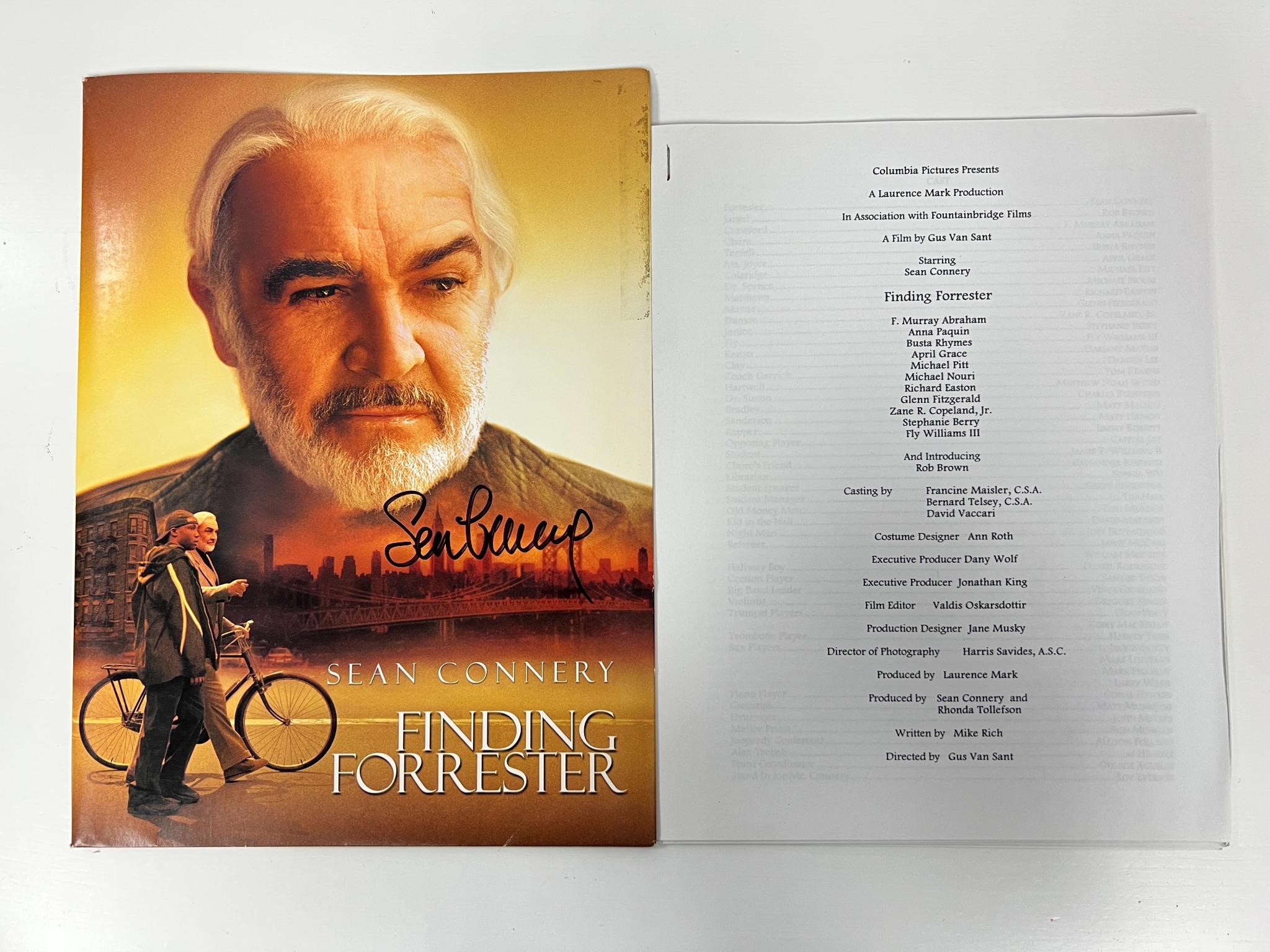 Autograph COA Finding Forrester Media Press