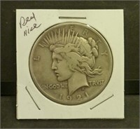 1921 Peace Silver Dollar - Nice Condition