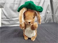 Vintage Eden Toy Co NY Rabbit w/ Hat