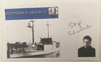 U.S.S. PUEBLO P.O.W Lt. Skip Schumacher signed ca