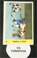 1958 Parkhurst #35 Canadiens on Guard Hockey Card