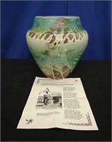 Raku Clay Pot