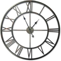 22 Inch Wall Clock  Oversize  Round  Farmhouse