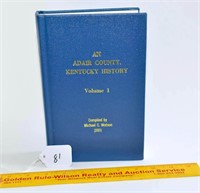Adair County Kentucky History Vol. I