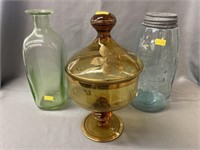 Mason Jar, Candy Dish, Decorative Bottle