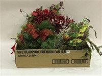 Box Filled w/ Various Christmas Greenery