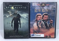 New Open Box Apocalypto & Rob Roy DVD’s