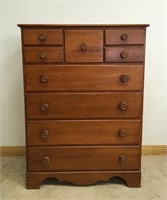 SOLID MAPLE 9 DRAWER CHEST