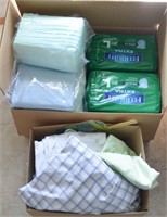 Small Box of Bed Linens also included is a Box of
