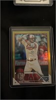Mike Trout 2023 Topps Baseball Card Gold