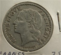 1946 France Coin