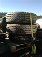 Tires (3) 3x15/80R22.5