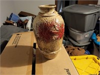 decorated floral vase
