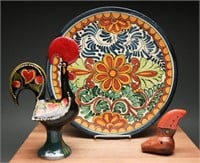 T. Ruth Mexican Pottery & Toucan Ocarina + (3)